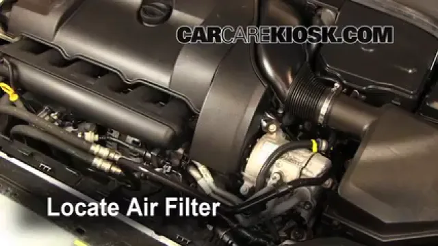 2010 Volvo S80 T6 3.0L 6 Cyl. Turbo Filtro de aire (motor) Cambio